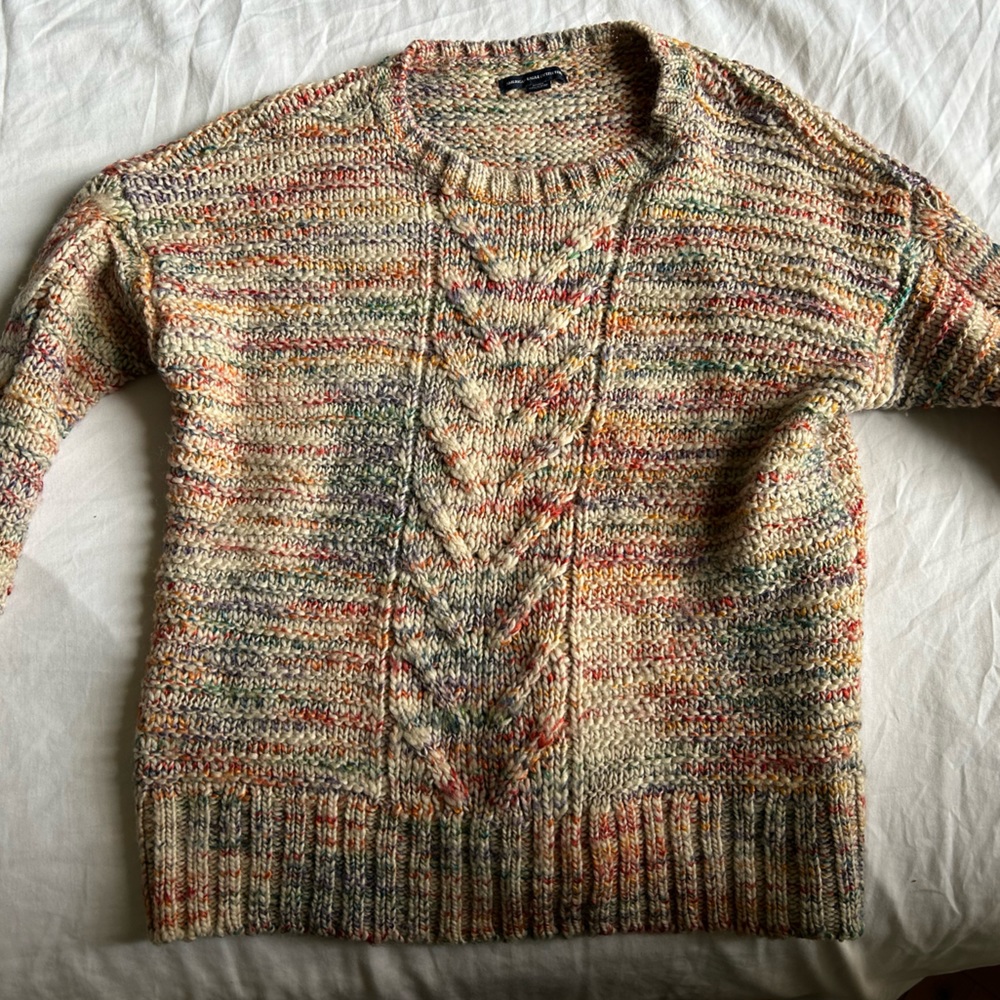 American Eagle Rainbow Sweater